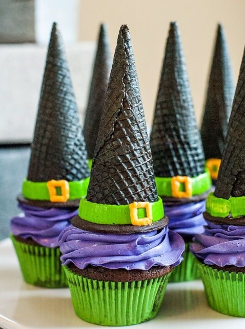 ハロウィンカップケーキ
